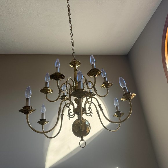 Livex Lighting Williamsburg 12 Light 26" Wide Candle Style Chandelier - Picture 4 of 4